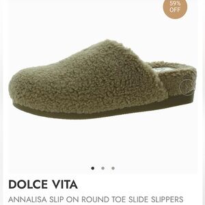 DV by Dolce Vita Dark Green Mules